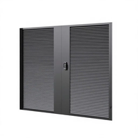 Porte piétonne en alliage d'aluminium moderne, portail de sécurité extérieur résistant à la rouille, adapté aux villas et aux jardins résidentiels