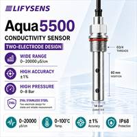 Aqua5500 IP68 Durable 316L pH-mètre portable numérique, capteur de qualité de l'eau pour l'eau du robinet, l'alimentation en eau secondaire et les piscines