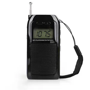 휴대용 라디오 FM/SW/MW/MP3 음악 플레이어 라디오 포켓 FM AM LCD 디지털 단파 다기능 스테레오 라디오 수신기