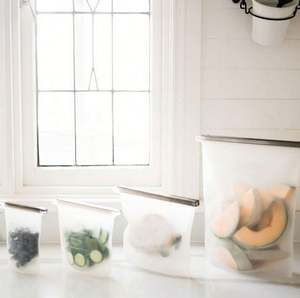 Food Grade Versatile Silicone Bags for Vegetable, Small Silicone Fresh Food Pouch - Product Image 6