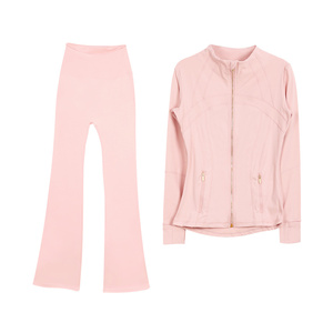 <span class=keywords><strong>Ensemble</strong></span> <span class=keywords><strong>de</strong></span> veste <span class=keywords><strong>de</strong></span> sport pour femme Lulu, léger, imprimé, <span class=keywords><strong>de</strong></span> haute qualité, doux comme du beurre, manches longues, extensible dans les quatre sens, pour l'entraînement en salle <span class=keywords><strong>de</strong></span> sport - Product Image 5