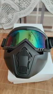 หน้ากากป้องกันทางยุทธวิธีป้องกันการเกิดฝ้าแบบเต็มหน้าสำหรับ CS Harley แว่นตาป้องกันลมและทรายสำหรับขับขี่รถจักรยานยนต์ - Product Image 2