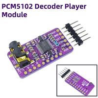 Module de lecteur décodeur DAC PCM5102A avec interface PCM5102 5V pour carte audio numérique format I2S PHAT R.Pi