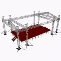 Structure de scène modulaire portable en alliage d'aluminium à installation rapide pour charges lourdes, 290*290, pour expositions et concerts