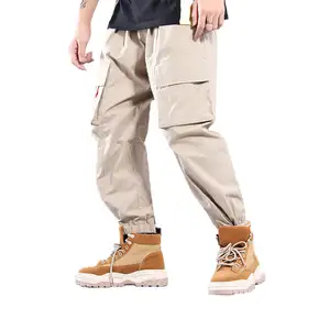 Wholesale Streetstyle Men's Cargo Pants Zipper Closure 100% Nylon Quilted Jacket Autumn Season Character OEM Service Available