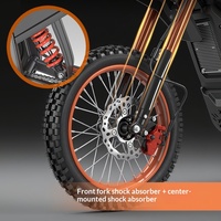Scooter électrique chinois à batterie lithium, best-seller, tout-terrain, avec une puissance de 3500W et une vitesse maximale de 75 km/h