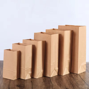 Sacchetti di Carta per Imballaggio Alimentare Resistenti Rivestiti in Cera Bianca per Biscotti Snack Patatine Fritte Pane Vendita all'Ingrosso - Product Image 2