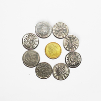 Jetons Monnaie Métal Argent Personnalisés Gravés Économiques pour Lave-Auto, Jeux et Machines à Laver