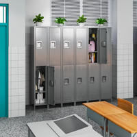 Casier métallique de style industriel pour employés, adapté aux bureaux, entrepôts, gymnases, vente directe d'usine, personnalisation acceptée