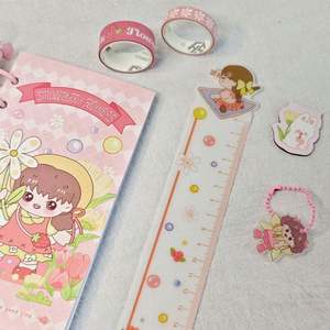 Creative Kawaii Notebook Set Cute Student Supplies <b>Gift</b> <b>Box</b> Paper Material School Activity <b>Gift</b> for Girls - Product Image 3