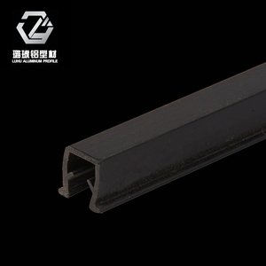 โปรไฟล์อะลูมิเนียมรูปตัวยู ยี่ห้อลูฮู สำหรับยึดกระจก ช่องขนาด 10 มม. - Product Image 2