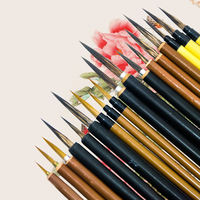 Ensemble de pinceaux professionnels pour détails fins, pinceaux miniatures pour figurines Warhammer, nail art, peinture à l'échelle