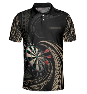 2026 New Design Men's <b>Darts</b> Sportswear Custom Logo Sublimation Print Performance Polo Shirt Breathable Team Apparel - Product Image 1