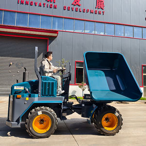 Livraison gratuite sur chenilles Mini Dumper Charger Truck avec 4X4 Roues Driver Auto-chargement Farm Garden Use - Product Image 3