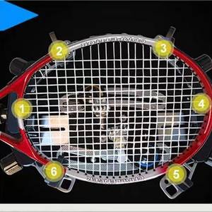 Machine à cordage de raquettes de badminton Gelinshi, double usage sur table, avec outils, pour la vente en gros transfrontalière - Product Image 2