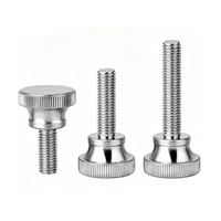 Tornillo de mariposa para cámara 1/4-20 con mango en T de aluminio y perno de acero inoxidable, tornillo de montaje para trípode M4/M5/M6/M8, mecanizado CNC