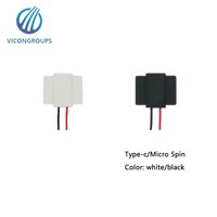 Accessoires de connecteurs de couture micro-électriques chauffants DC5521 DC35135 Type-C avec interrupteurs à température contrôlée (TDS) pour mâle et femelle