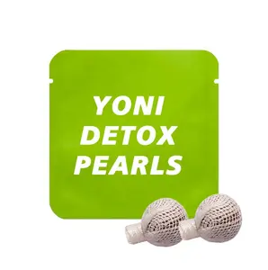 Original Yoni Detox Pearl Tampons Mujeres Yoni Pearl Vaginal Detox Yoni Pearl Clean Point OEM