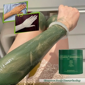 Profesyonel Üçlü Enzim Peeling Vücut Yenileyici Terapi Maskesi Kremi, Siyah ve Mat Ciltleri Aydınlatmak için Arbutin ve <span class=keywords><strong>Niacinamide</strong></span> ile - Product Image 1