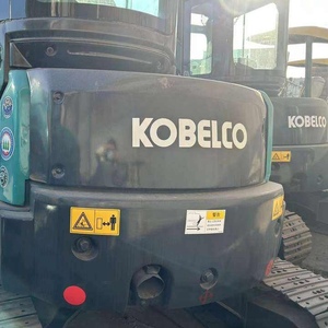 VENTE FLASH! Excavatrice hydraulique compacte d'occasion Kobelco 5,5 tonnes, équipement de construction SK55U avec moteur et pompe - Product Image 2