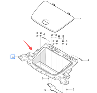 Wodannuo Direkter Fabrikersatz OE 80013477 Vorderer Kofferraum-Aufbewahrungsbox für Volvo EX30 Auto-Ersatzteile