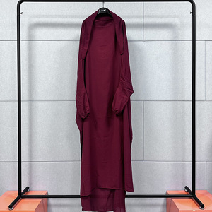 Nouveauté, abaya douce à la mode, design, vente d'usine, abayas de luxe de couleur unie pour femmes musulmanes - Product Image 5