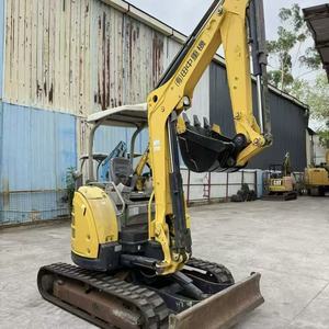 รถขุดขนาดเล็กยี่ห้อ Yanmar VIO30 3 ตัน มือสองของแท้จากญี่ปุ่น พร้อมหัวเจาะไฮดรอลิก เหมาะสำหรับงานท่อและพื้นที่แคบ สำหรับส่งออกไปไทย - Product Image 3
