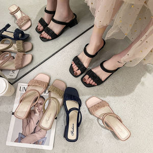 Venta caliente precio de fábrica zapatillas vacaciones casual exterior moda mujer zapatos de fondo plano señora perezoso sandalias - Product Image 4