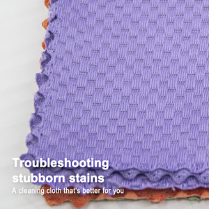 Lingettes en microfibre de verre doux 30x30 40x40 Chiffons de nettoyage de vitres Ensemble de serviettes de cuisine magiques - Product Image 4