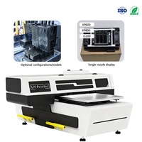 Impresora de Inyección de Tinta UV 6090 de Alta Gama, Configuración Estándar, para Imprimir en Pelotas de Golf, Cuadernos de PU, Metal y Madera, Nueva XP600