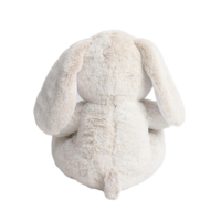 Lapin en peluche doux 100% tissu recyclé animaux à fourrure amis pour enfants cadeaux PP coton remplissage idéal pour le soulagement du stress