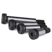 Vis à embase hexagonale pour machine-outil, en acier allié, oxyde noir, vis de fixation ISO 7379, tailles M5 à M10 pour glissière