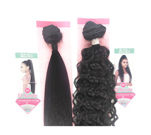 Extensions de cheveux synthétiques en queue de cheval EZ Bundle EZ-SEAWEED 36 pouces 100 grammes, mèches de cheveux brésiliens, cheveux ondulés - Product Image 2