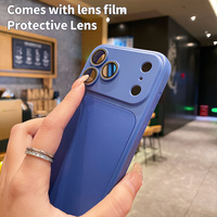 Coque de protection antichoc de luxe couleur unie pour iPhone 17 Air 16 Plus 15 14 13 12 Pro Max et iPhone 11