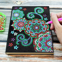 Couverture de peinture au diamant Carnet classique a5 Cahiers de sujets Agenda quotidien mensuel Carnet de croquis Carnets à couverture rigide