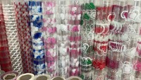 Papier d'emballage pour fleurs en cellophane en rouleau d'impression Opp 2023