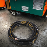 Tuyau haute pression en acier tressé de 30m-4000PSI, flexible pour stations de lavage de voiture