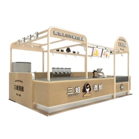 Stand d'exposition modulaire en bois YTSF-I92, durable, facile à assembler, de haute qualité, pour les atriums et les centres commerciaux