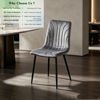 Chaise de salle à manger OKAY, populaire, fiable, ergonomique, pour cuisine et restaurant, vente en gros, moderne, minimaliste, en tissu renforcé