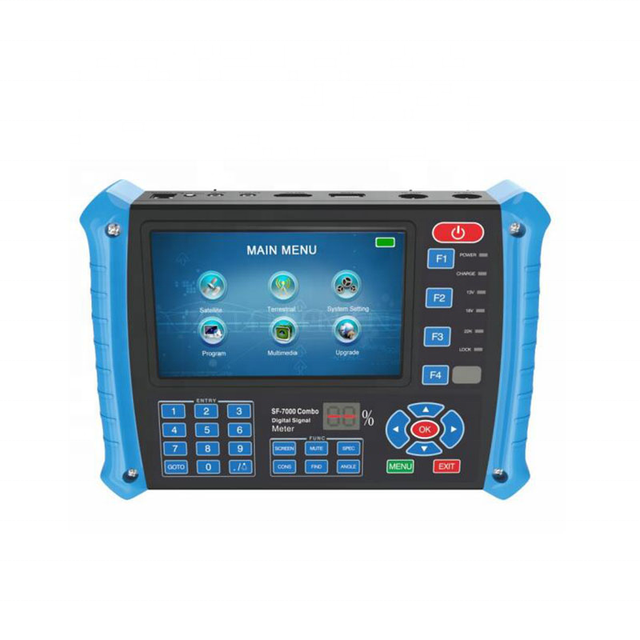 LCD High Resolution Signal Meter Combo DVB S2 DVB T2 Handheld Satellite signal Finder Meter