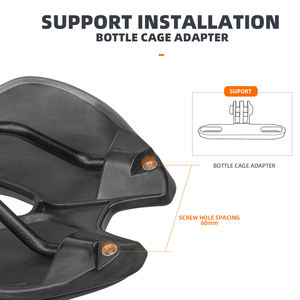 TOSEEK TS101 Siège de <span class=keywords><strong>selle</strong></span> confort pour femme Ventilation légère et étanche pour vélos de route/VTT-Design sportif de style mouvement - Product Image 6