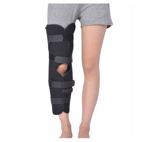 <span class=keywords><strong>Attelle</strong></span> de soutien de jambe complète à trois panneaux, <span class=keywords><strong>attelle</strong></span> de <span class=keywords><strong>genou</strong></span> droite en alliage d'aluminium pour pré-<span class=keywords><strong>genou</strong></span> et postopératoire et blessure - Product Image 4