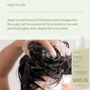 Le shampooing volumateur unisexe maintient les cheveux aplatis 3 jours nettoie en douceur fournit une alimentation équilibrée idéal cheveux fins et plats - Product Image 4