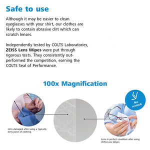 メガネ用使い捨てレンズ防曇眼鏡ワイプ、ゴーグル眼鏡用ウェットワイプ - Product Image 6