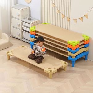<b>Plastic</b> Kids' Daybed <b>Mesh</b> Cot Modern Design Comfortable Breathable Foldable Stackable Bed for Toddlers Preschool Outdoor Park - Product Image 3