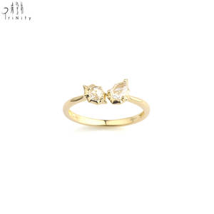 Anillos de Alta Calidad al por Mayor, Minimalistas, Modernos, para Uso Diario, con Diamantes Naturales Reales, Anillos de Oro Amarillo Sólido de 18K - Product Image 4