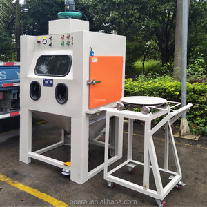 factory price dustless manual wet sand blasting cabinet water vapour sandblasting machine for sales
