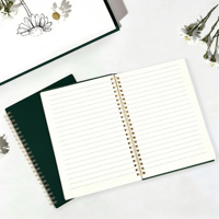 Carnet de notes, agenda, planificateur de haute qualité en gros, format A4 A5, couverture rigide, spirale, avec logo personnalisé