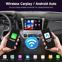 Podofo Autoradio Android 10'' 4+64G pour Chevrolet Tahoe/GMC Yukon 2015-2019 Carplay/Android Auto sans fil Fournisseur OEM