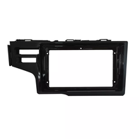 Marco de fascia para coche de 9 pulgadas para Honda Jazz Fit 2014-2017, panel de radio Levopeptide, instalación de doble DIN, reproductor de DVD para coche